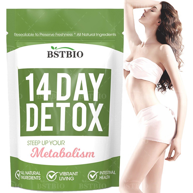 BSTBIO Private Label Natural Herbal Detox Tea 14 / 28 Days Slim Tea
