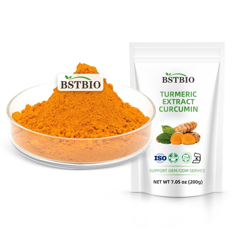 Pure Organic Turmeric Powder Curcuma Longa Extract Turmeric Root Extract with Bioperine 95% -10:1curcuminoids Curcumin Powder