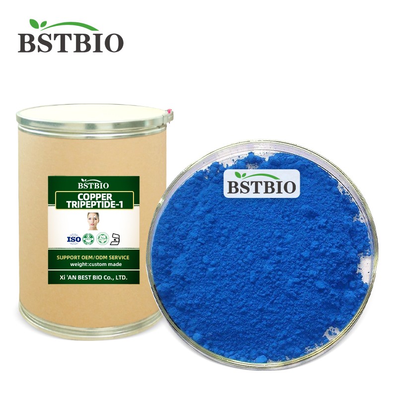 Beauty Copper Peptide Ghk Cu Powder Blue Copper Peptide Ghk-cu 5.0 Kilograms Cosmetic Grade Copper Peptide Moisturizing