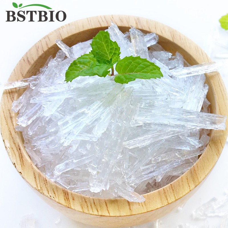 BSTBIO Bulk Pure Natural Mint Extract DL-Menthol Crystals Ice 99% CAS 89-78-1 DL Menthol Crystal