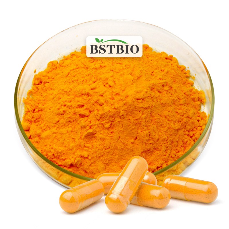 Pure Organic Turmeric Powder Curcuma Longa Extract Turmeric Root Extract with Bioperine 95% -10:1curcuminoids Curcumin Powder