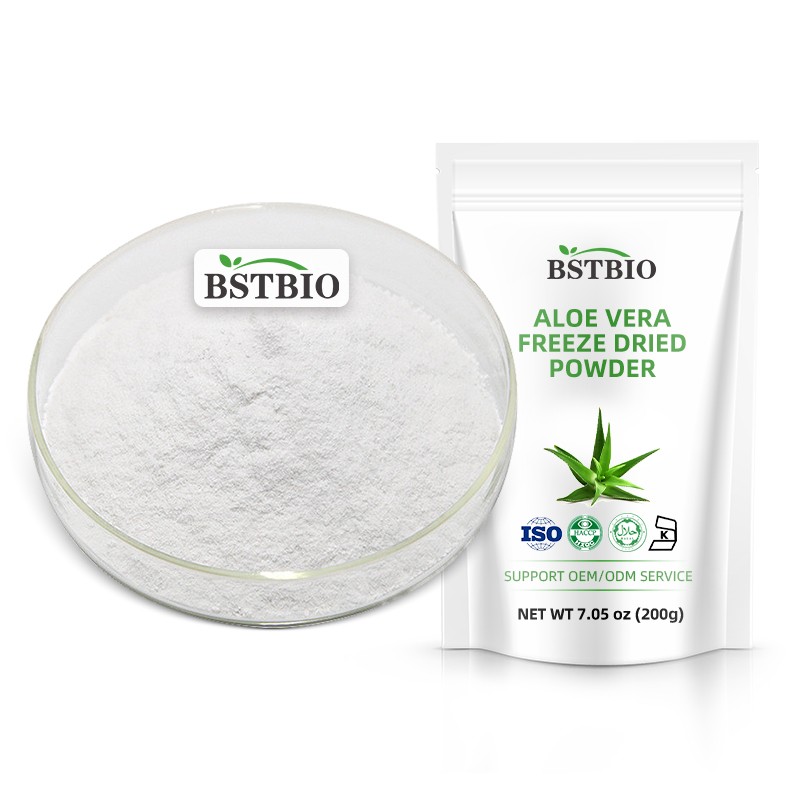 High Quality Bulk Cosmetics Grade Price Aloe Gel Vera Powder 200x 100x Freeze Dried Aloe Vera Extract Powder Food White Powder