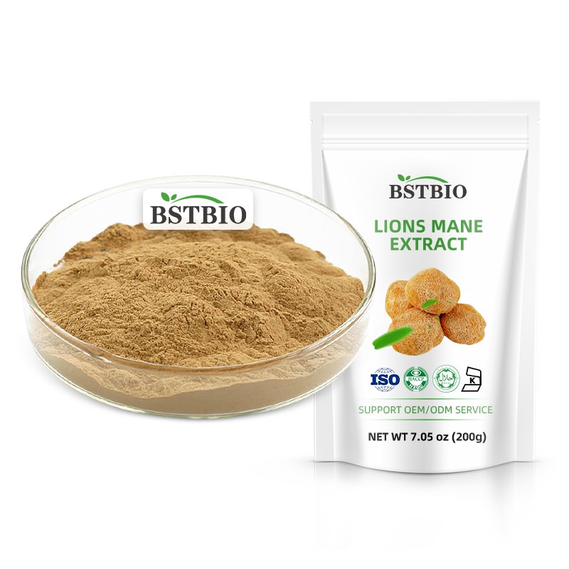 BSTBIO Polysaccharides Hericium Erinaceus Mycelium Powder Organic Lions Mane Mushroom Extract