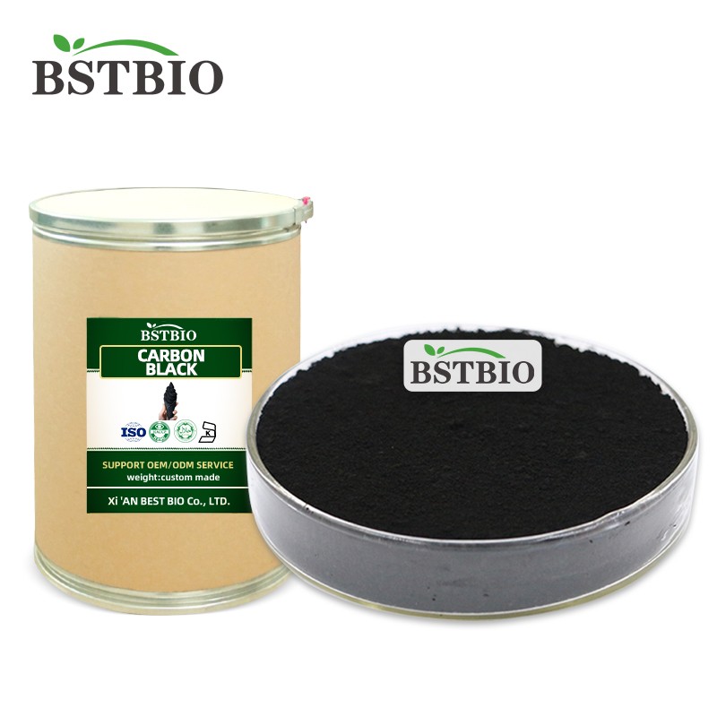 BSTBIO Black Pigment Coconut Shell Bamboo Charcoal Edible E153 Vegetable Carbon Black Powder