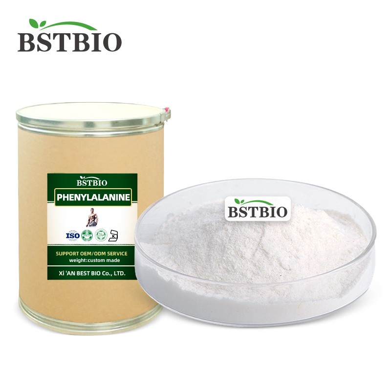 BSTBIO Food Additives L-Phenylalanine CAS 63-91-2 99% Phenylalanine Powder