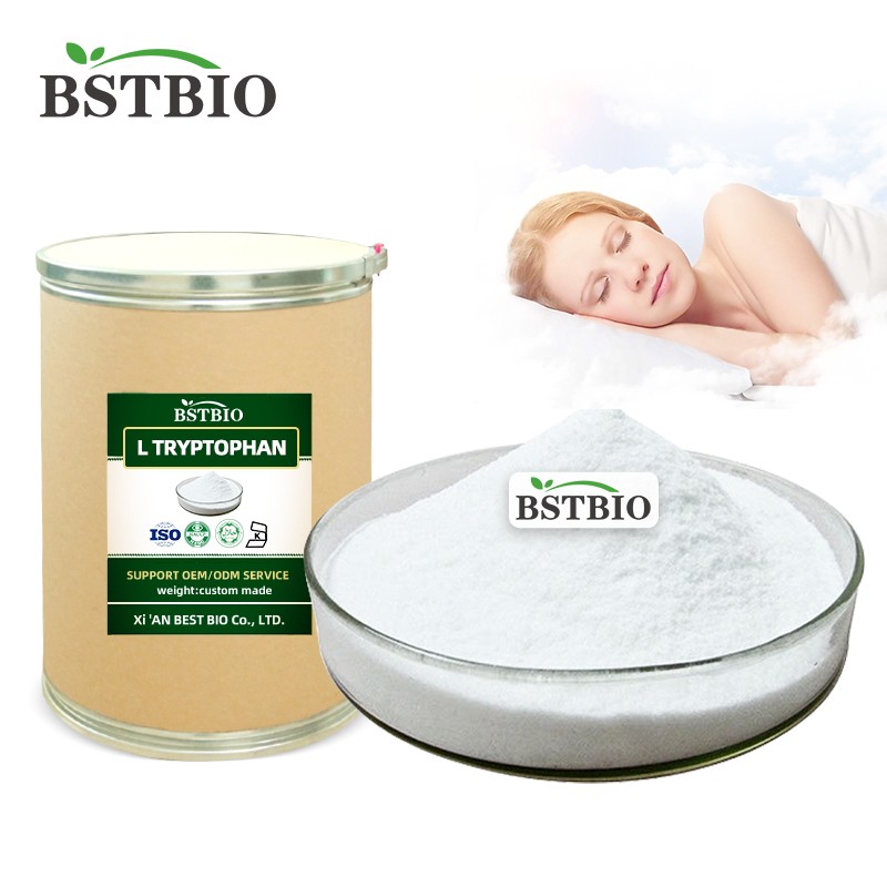 High Purity 99% CAS 73-22-3 Feed Grade l Tryptophan Powder Manufacture Tryptophan Price L-tryptophan