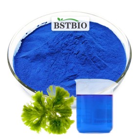 BSTBIO E6 E18 E25 E40 Phycocyanin Blue Spirulina Extract Powder Organic Phycocyanin Powder