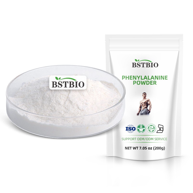 BSTBIO Food Additives L-Phenylalanine CAS 63-91-2 99% Phenylalanine Powder