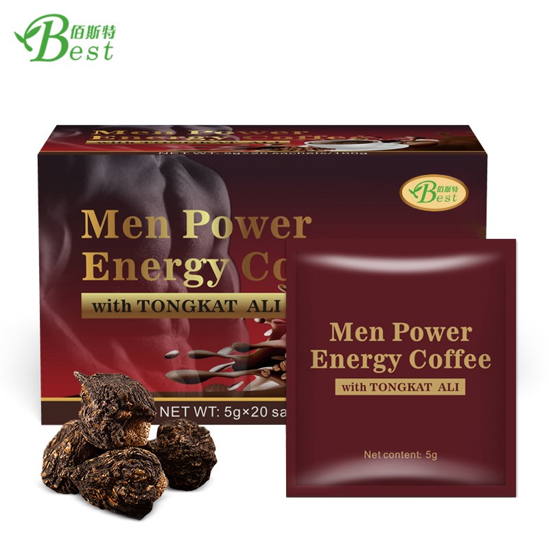 BSTBIO OEM Private Label Maca Extract Energy Coffee for Men Instant Maca Coffee