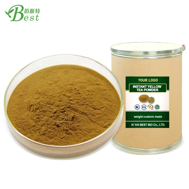 Hot Sale Instant Yellow Tea Powder 100% Nature with OEM Service