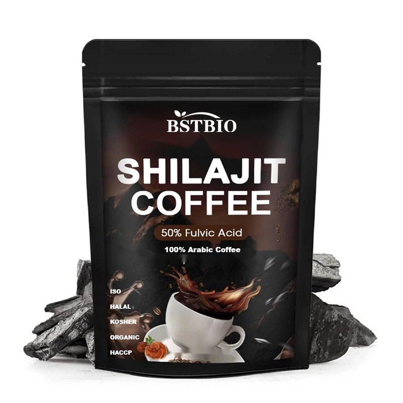 BSTBIO OEM/OEM Pure Himalayan Shilajit Extract Powder 100g/200g/Bag Shilajit Coffee