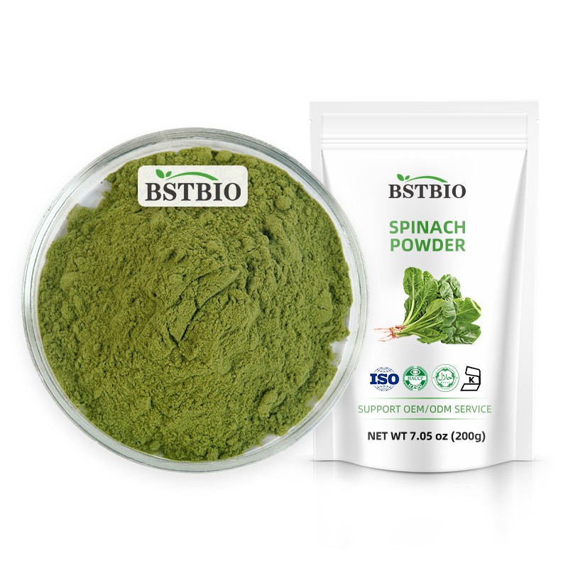 BSTBIO 100% Pure Nature Organic Freeze Dried Spinach Powder/Spinach Juice Powder/Spinach Powder