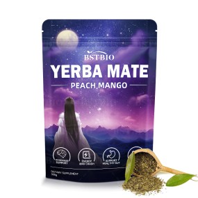 BSTBIO 3-in-1 Peach Mango Flavor Yerba Mate Extract Instant Tea Yerba Mate Powder