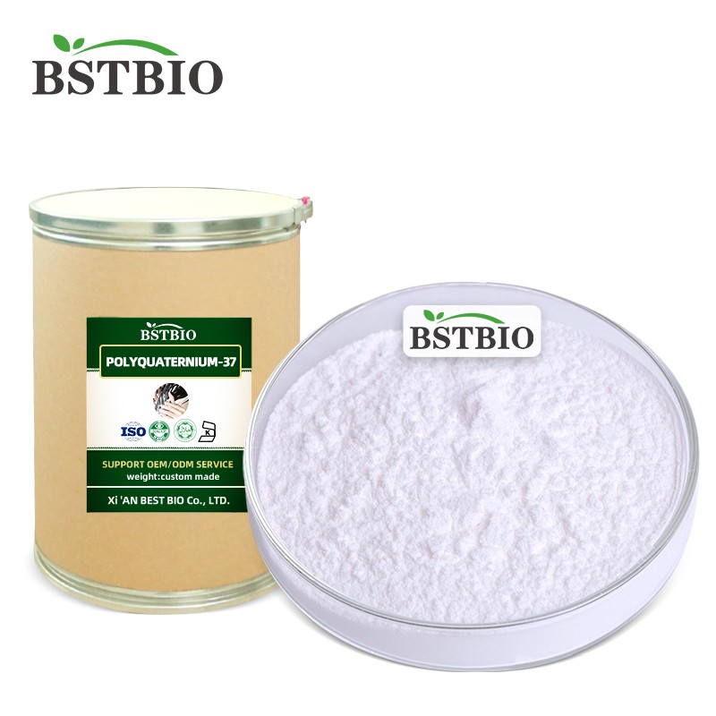 BSTBIO Cosmetic Grade Polyquaternium-37 Powder CAS 26161-33-1 98% Polyquaternium 37