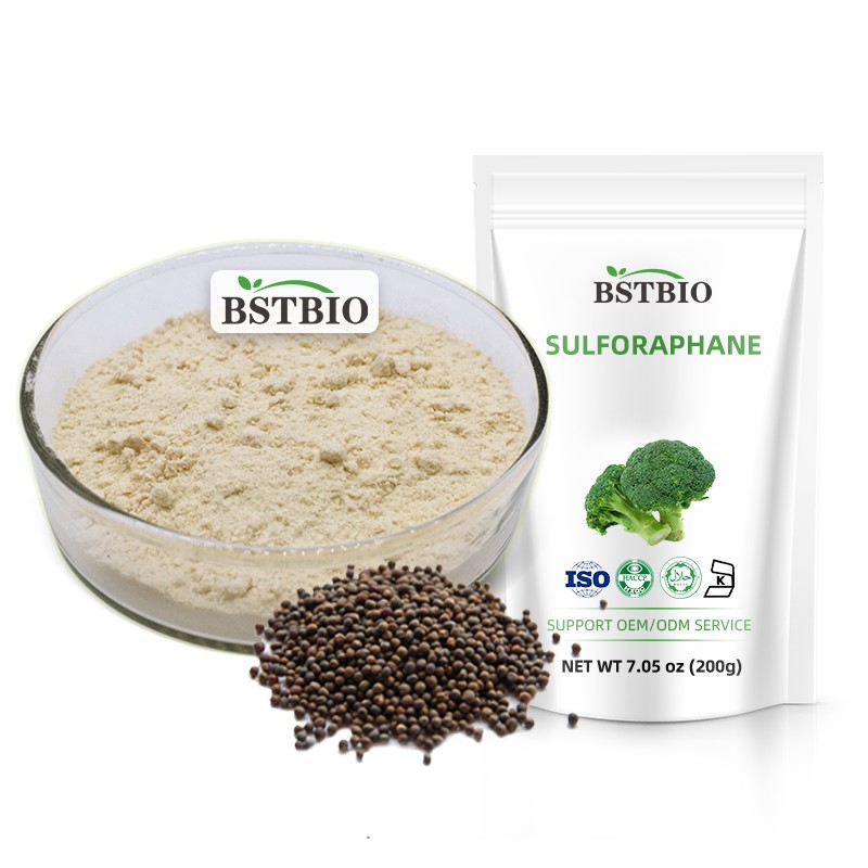 BSTBIO DL-Sulforaphane Supplements Broccoli Seeds Extract 10% Sulforaphane Powder
