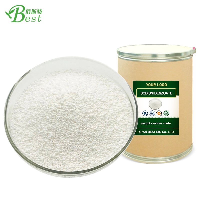 Raw Sodium Benzoate Granular Manufacturers Halal Sodium Benzoate in Noodle Prill Sodium Benzoate Cosmetic Grade for Skin