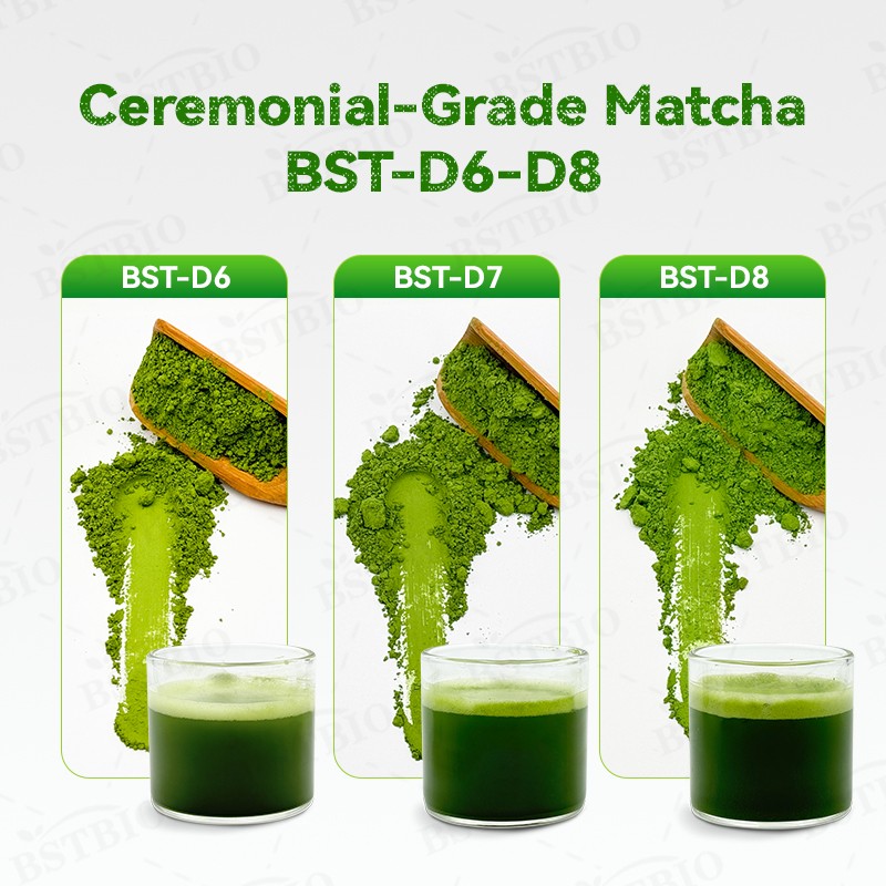 BSTBIO OEM/ODM Green Tea Ceremonial Grade Beverage Grade Baking Grade Organic Matcha Powder