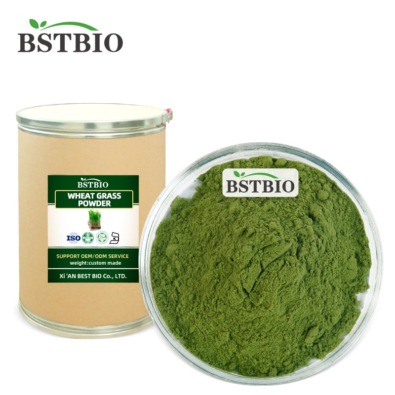BSTBIO USA/EU Organic Wheatgrass Juice Powder Wheat Grass Powder