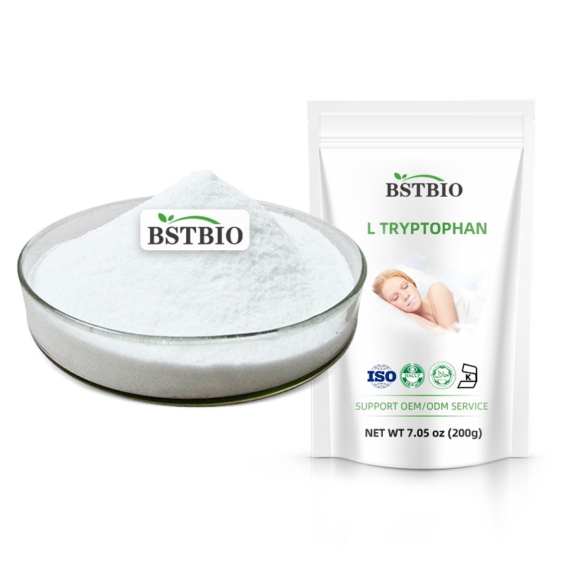 High Purity 99% CAS 73-22-3 Feed Grade l Tryptophan Powder Manufacture Tryptophan Price L-tryptophan