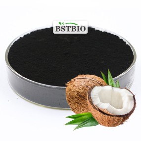BSTBIO Black Pigment Coconut Shell Bamboo Charcoal Edible E153 Vegetable Carbon Black Powder