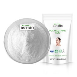 BSTBIO CAS 25513-46-6 Poly Glutamic Acid PGA Powder 99% Gamma Polyglutamic Acid