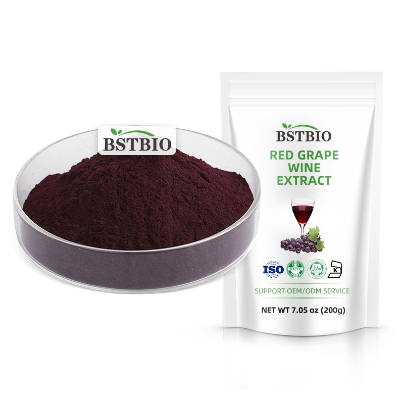 Hot Sale Bulk Red Grape Wine 30% 50% Red Wine Extract Powder