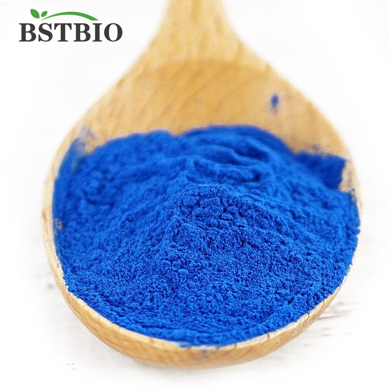 BSTBIO E6 E18 E25 E40 Phycocyanin Blue Spirulina Extract Powder Organic Phycocyanin Powder