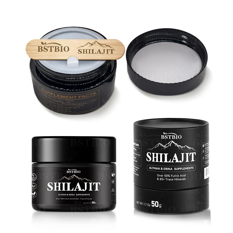 BSTBIO Factory Wholesale OEM/ODM Jars Canned 100% Pure Himalayan Shilajit Resin
