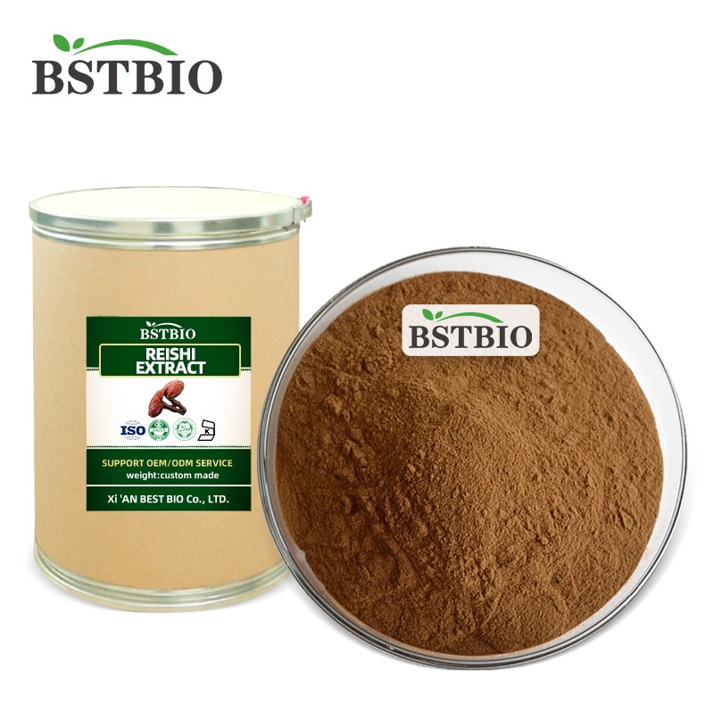 100% Pure Reishi Mushroom Extract Powder/lucid Ganoderma Extract/ 10:1 Ganoderma Lucidum Extract Powder Mushroom