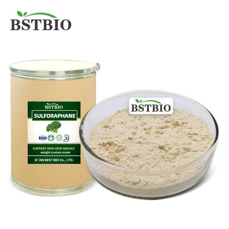 BSTBIO DL-Sulforaphane Supplements Broccoli Seeds Extract 10% Sulforaphane Powder