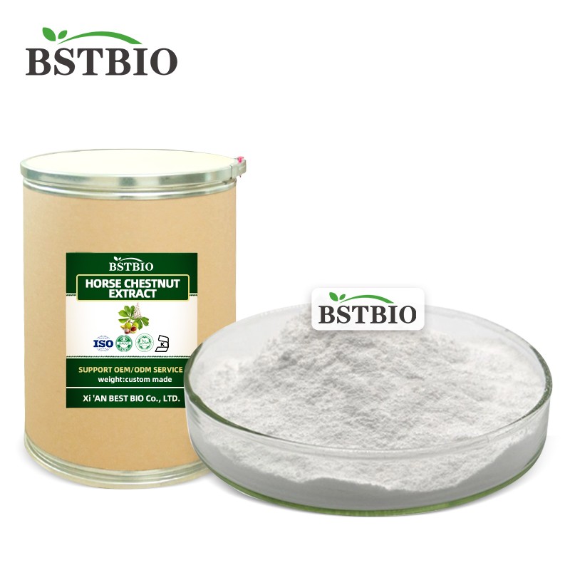BSTBIO Bulk Aescin 98% Aesculus Hippocastanum Extract/Horse Chestnut Seed Extract Powder