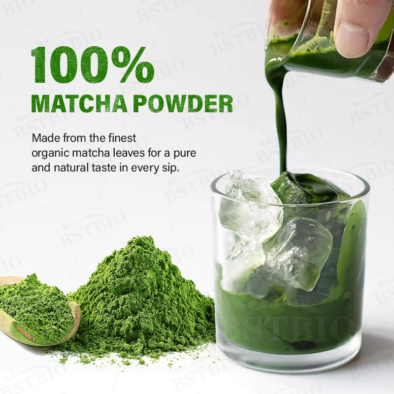 BSTBIO Wholesale Prices Powder Matcha Powder Tea Pure Green Recommended to 50 Grams a Day Gut Health Tea 1 Kg