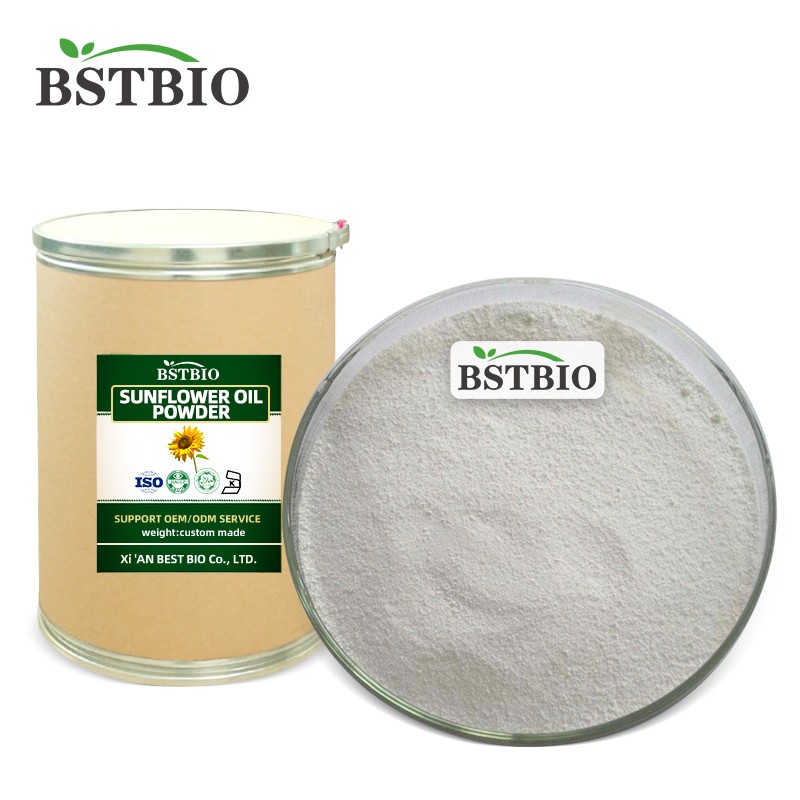 BSTBIO Sunflower Seed Oil Powder High Oleic Acid 50% 70% Sunflower Oil Powder