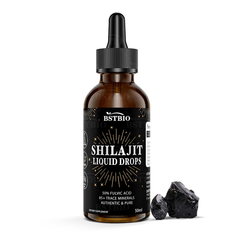 BSTBIO OEM/ODM 100% Pure Natural Himalayan Shilajit Dry Drops