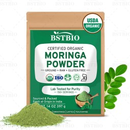 BSTBIO OEM Private Label Supplements Pure Natural Organic Moringa Leaf Powder