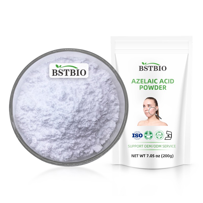 BSTBIO Cosmetic Raw Material CAS 123-99-9 99% Azelaic Acid Powder