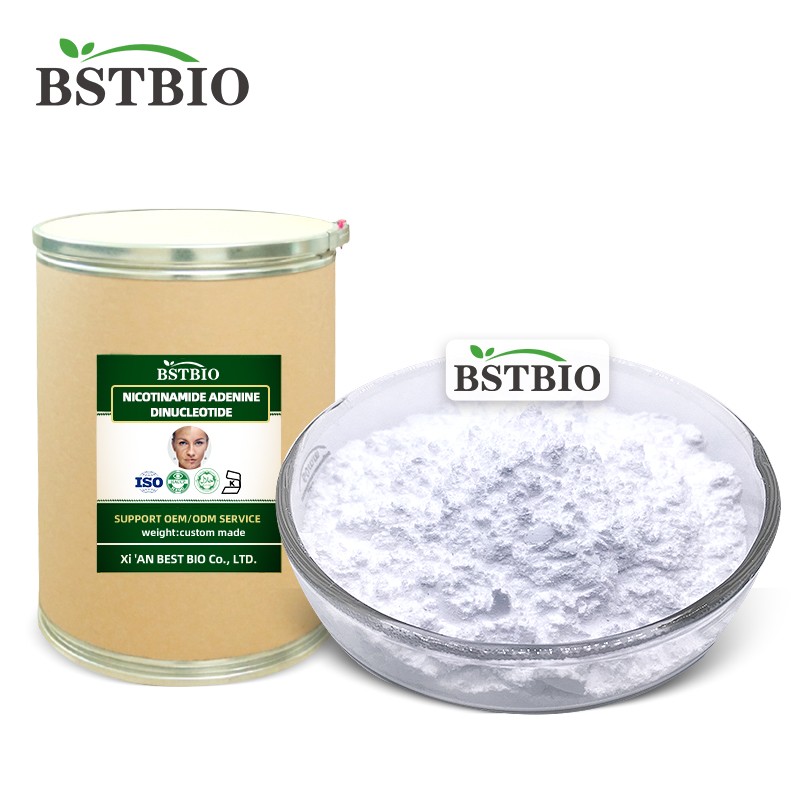 BSTBIO Food Grade CAS 53-84-9 NAD Powder 99% Nicotinamide Adenine Dinucleotide