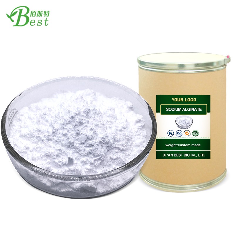 Thickener E401sodium Alginate Powder to Buy Sodium Alginate Food Additives Grade Cosmetic Grade Sodium Alginate Price for Skin
