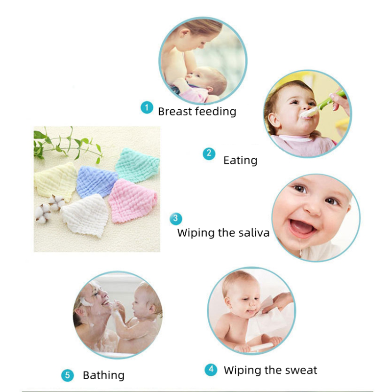 Muslin Towel Manufacturer - Organic Cotton 6 Layers