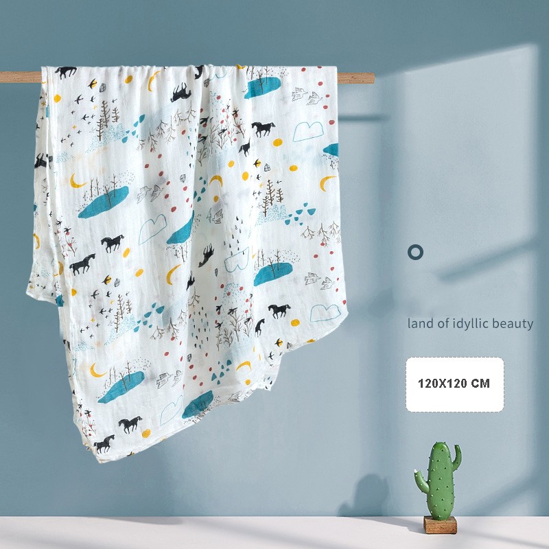 Muslin Blanket Manufacturer - Hot Sales 2Layer Soft Cotton