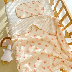Muslin Blanket Supplier - Summer Woven Leaf Pattern