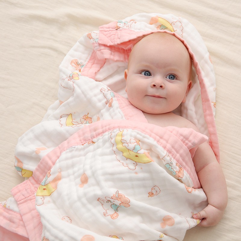 Swaddle Blanket Factory - Factory Sell 6 Layer Plain