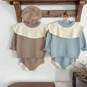 Baby Clothing Factory - Hollow Out Knitted Sweater