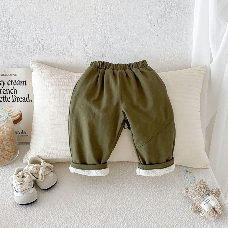 Baby Pants Supplier - Cotton Fleece Lined Warm