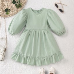 Baby Dress Supplier - Cotton Puff Sleeve