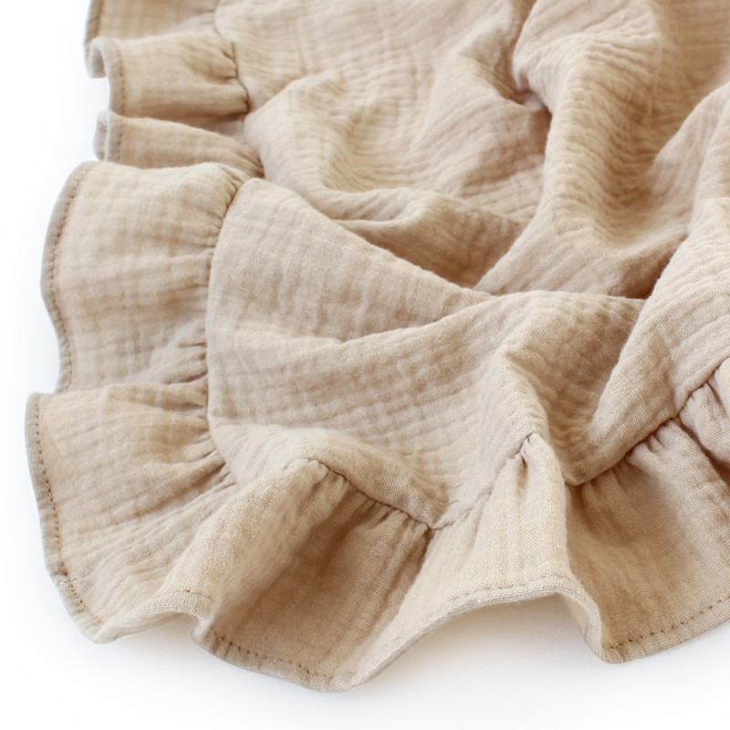 Swaddle Blanket Factory - Muslin Ruffle Tassels