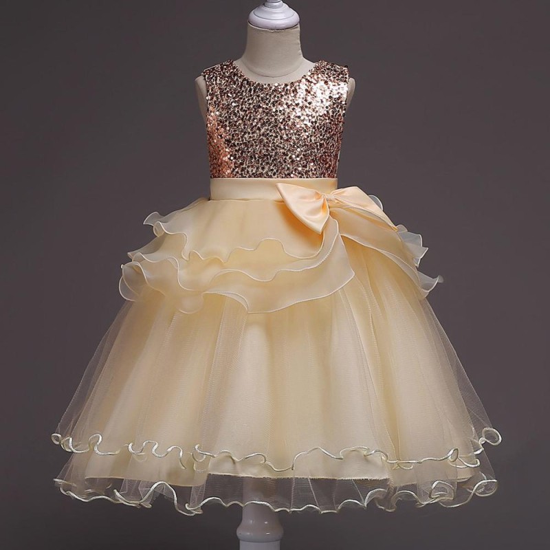 Wedding Dress Supplier - Asymmetric Ruffles Sequin