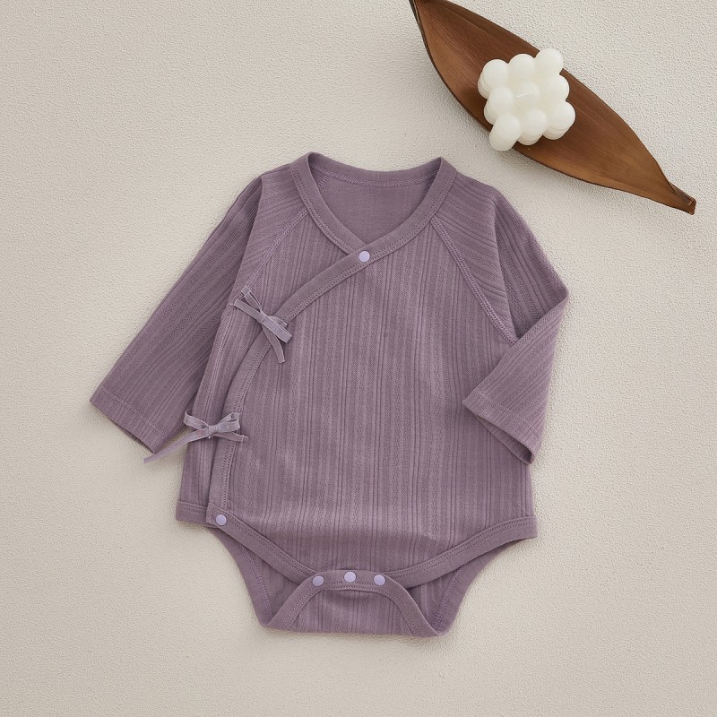 Baby Romper Factory - Spring Cotton Diagonal Placket