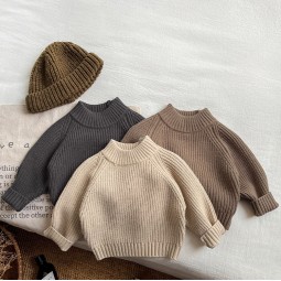 Baby Sweater Manufacturer - Chunky Knit Pullover