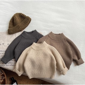 Baby Sweater Manufacturer - Chunky Knit Pullover